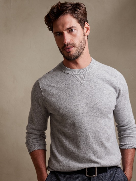 Sarno Cashmere Crew-Neck Sweater