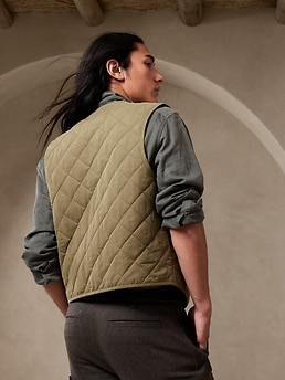 BR ARCHIVES Quilted Vest | Banana Republic