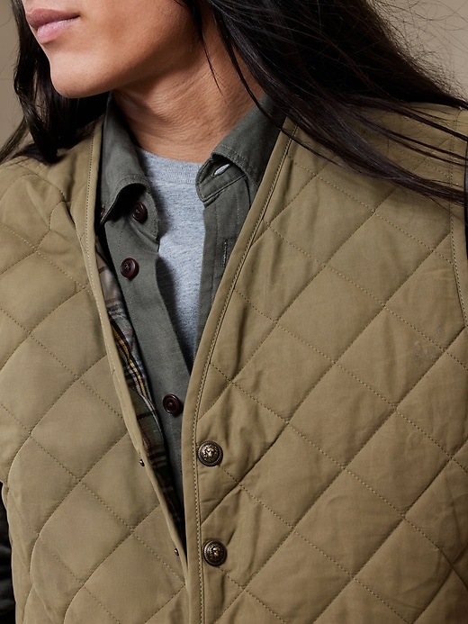 BR ARCHIVES Quilted Vest | Banana Republic