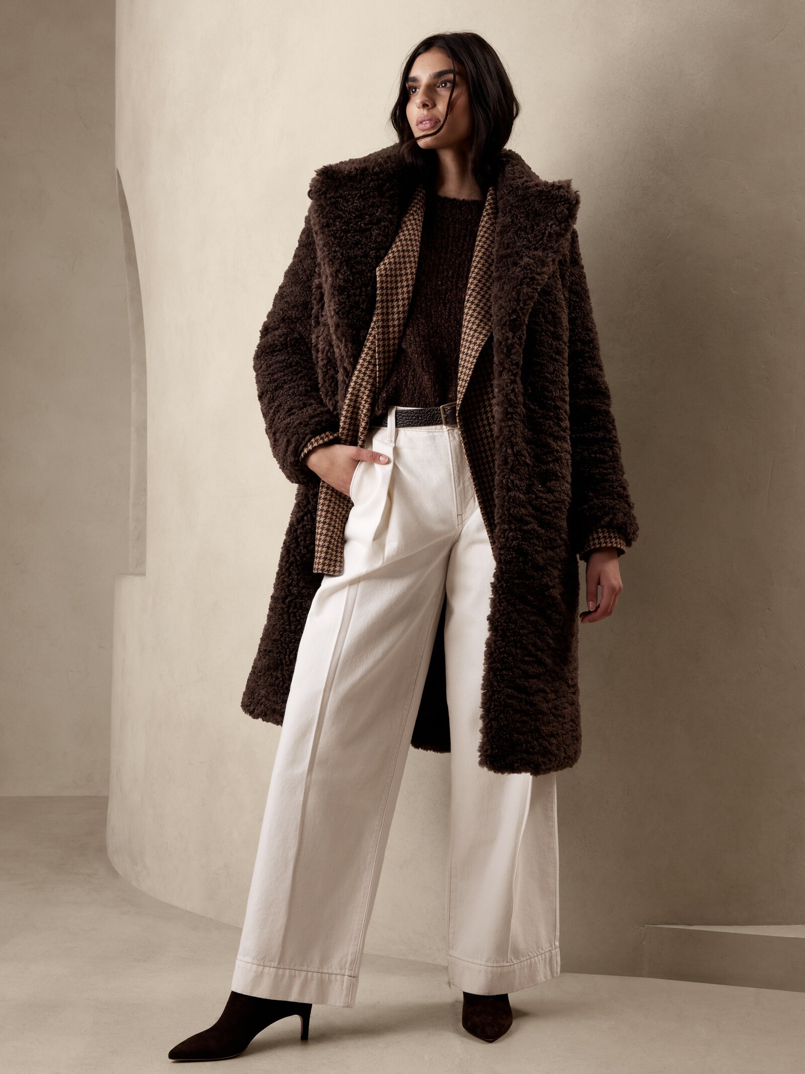 Serres Sherpa Car Coat | Banana Republic