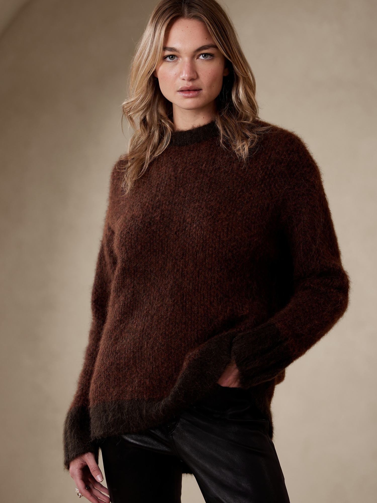 Andi Oversized Alpaca-Blend Sweater