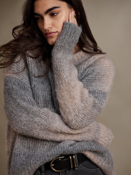 Vernice Oversized Ombré Sweater