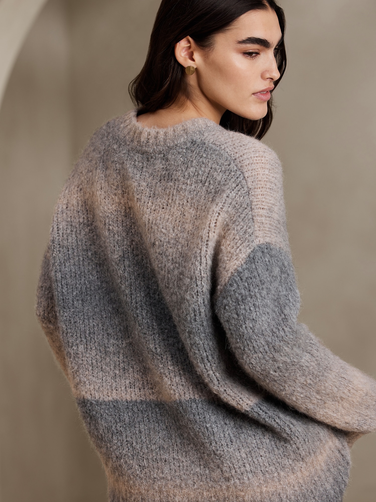 Vernice Oversized Ombré Sweater
