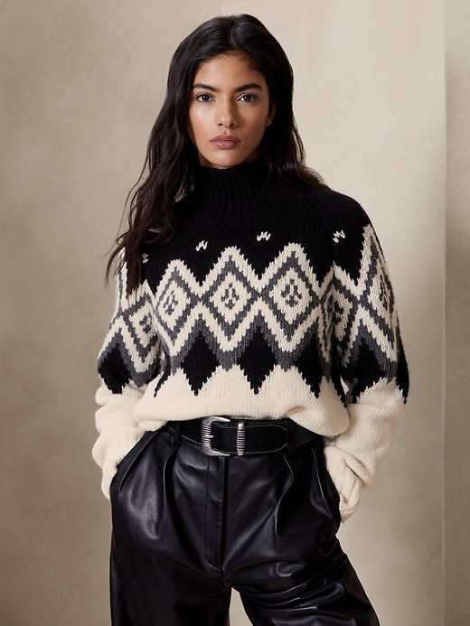 Skye Fair Isle Sweater Banana Republic