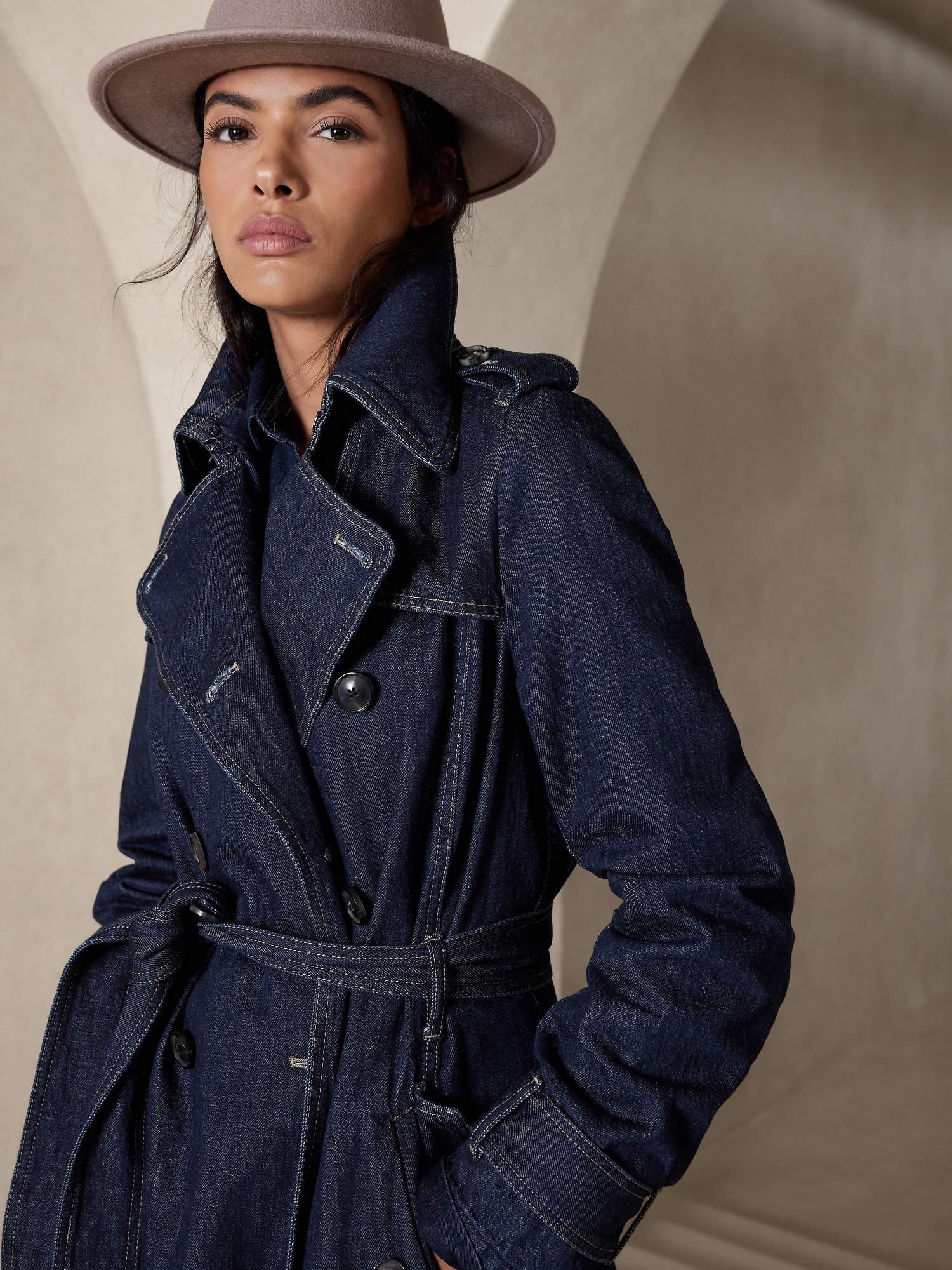 Burberry 2024 denim trench