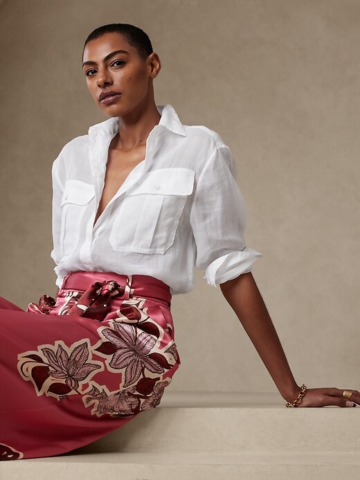 Ramie Expedition Shirt Banana Republic