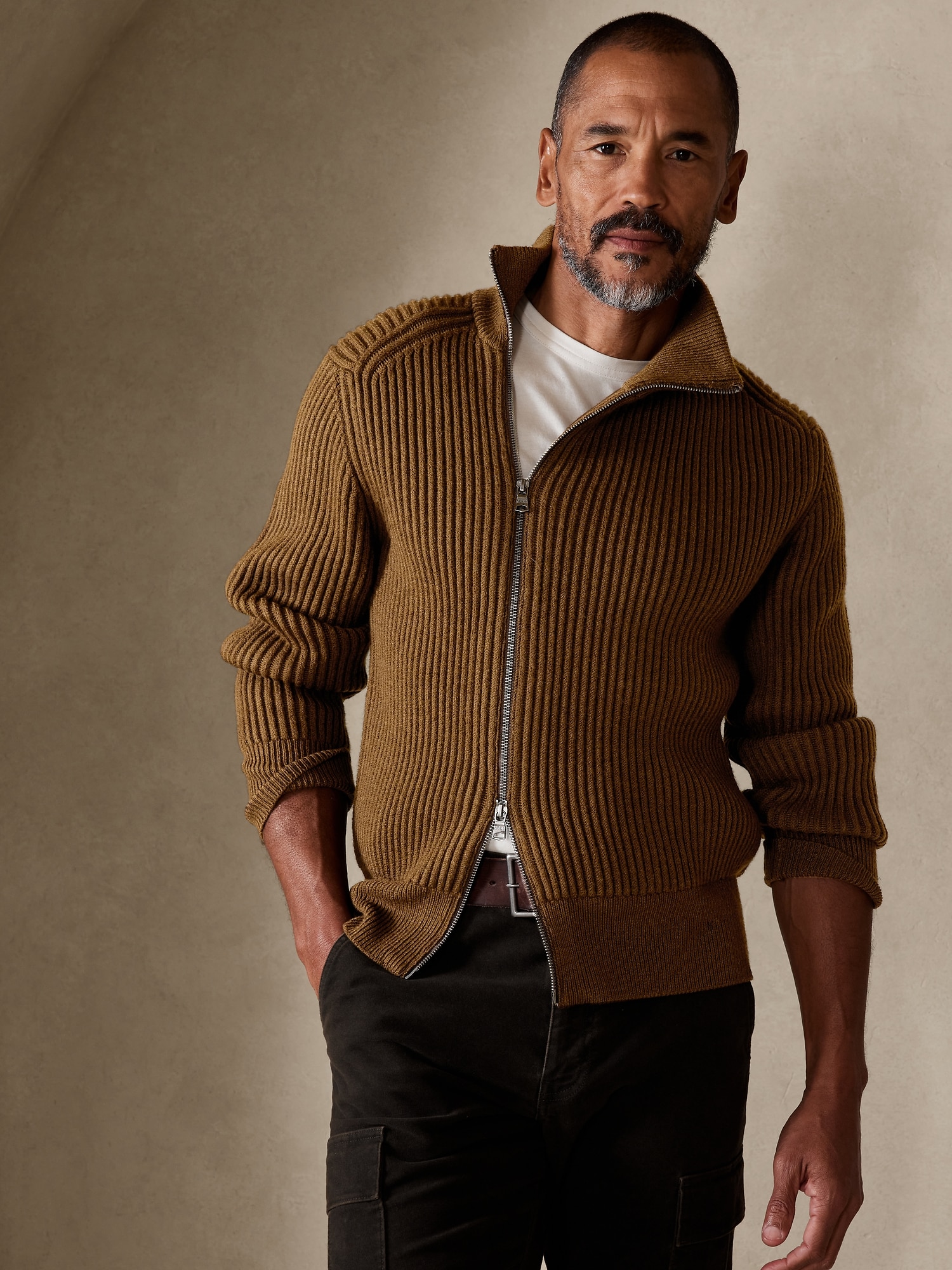 Carlo Asymmetrical Sweater Jacket