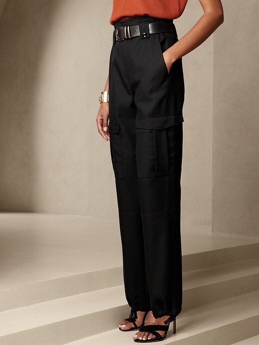 Lido Wool Cargo Pant Banana Republic