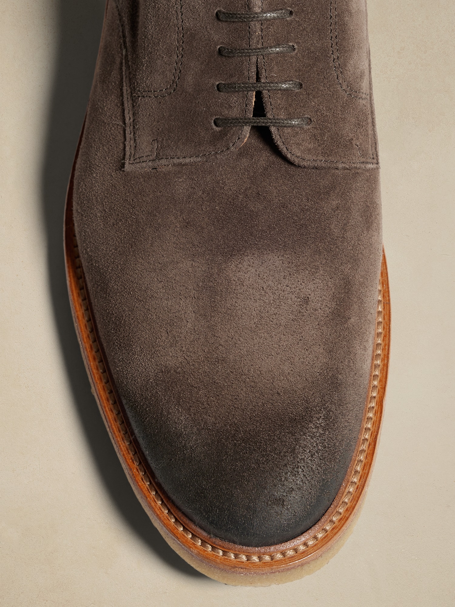 Jarret Suede Oxford with Crepe Sole