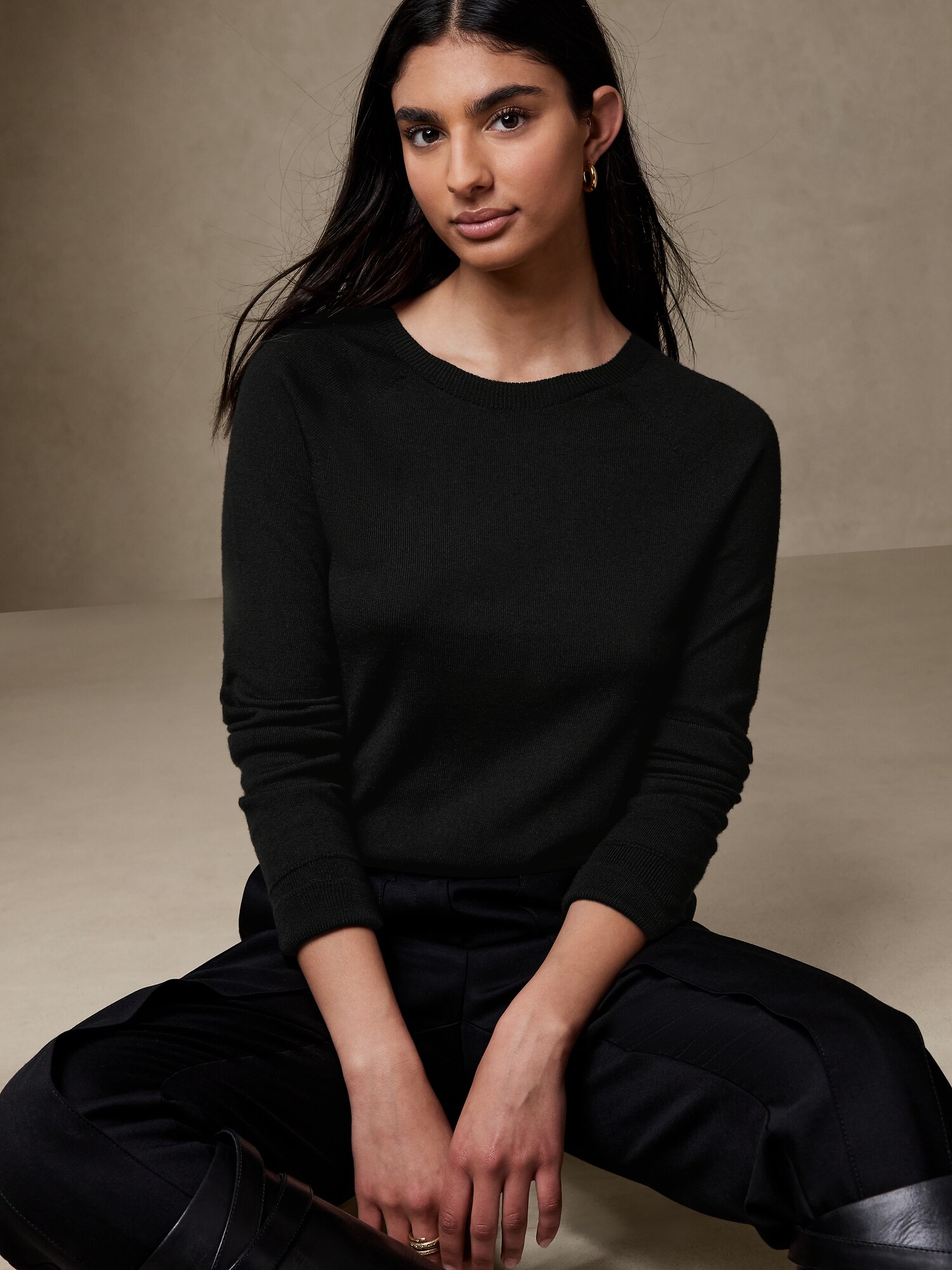Sogno Merino Crew-Neck Sweater | Banana Republic