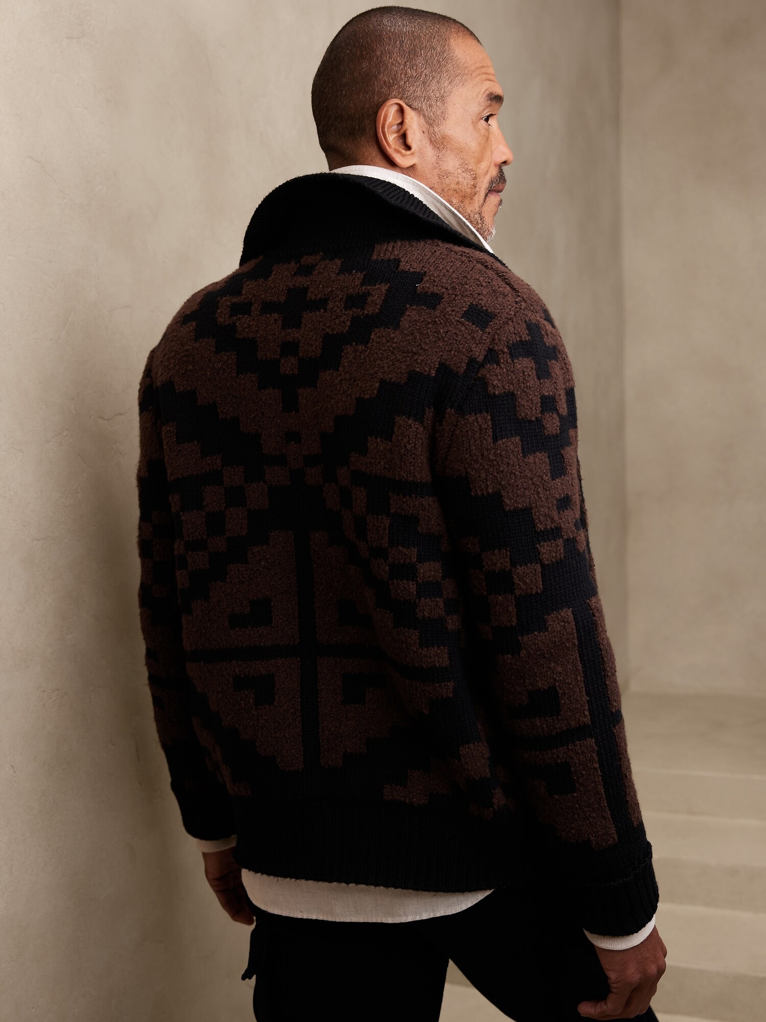 Coronado Jacquard Cardigan