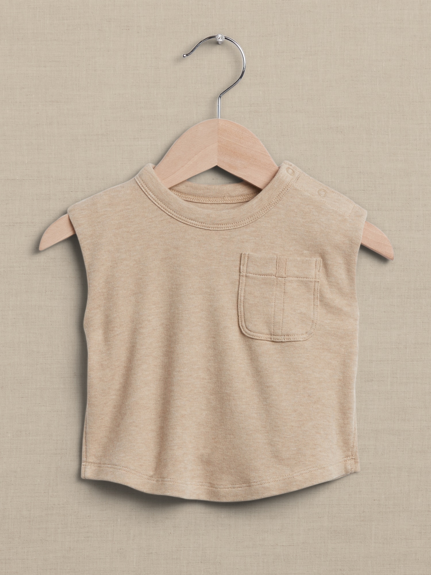 T-shirt sans manches indispensable en coton SUPIMA® pour Bébé et Tout-petit