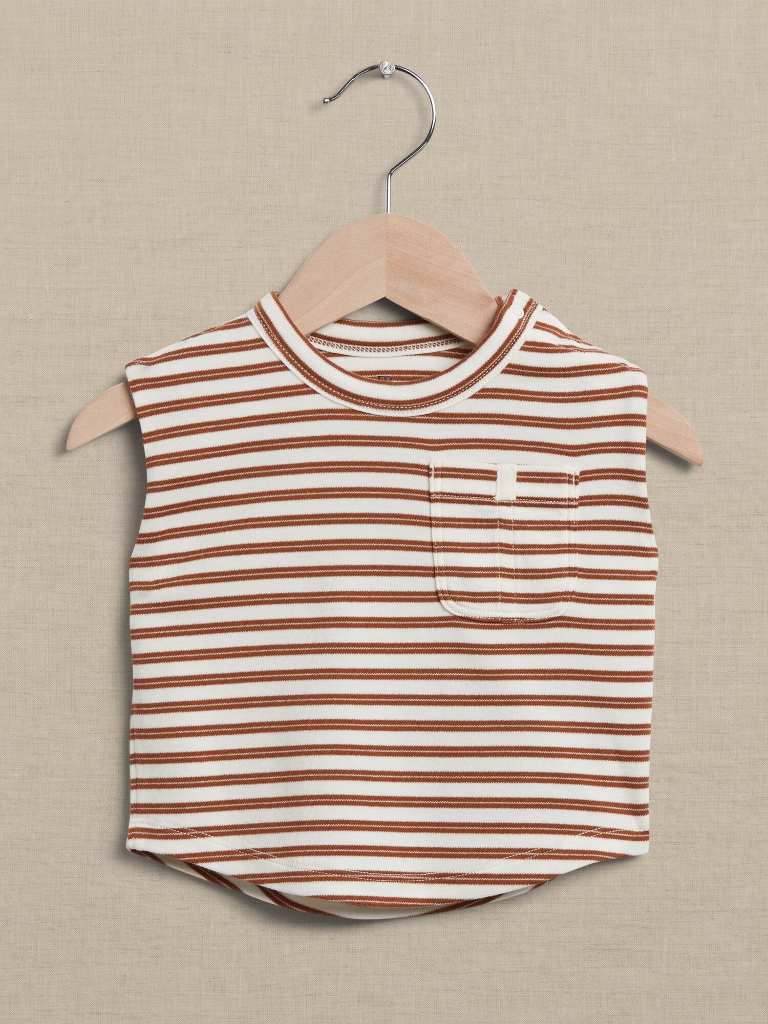 T-shirt sans manches indispensable en coton SUPIMA® pour Bébé et Tout-petit