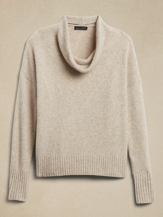 Newmar Oversized Cowl-Neck Sweater Banana Republic