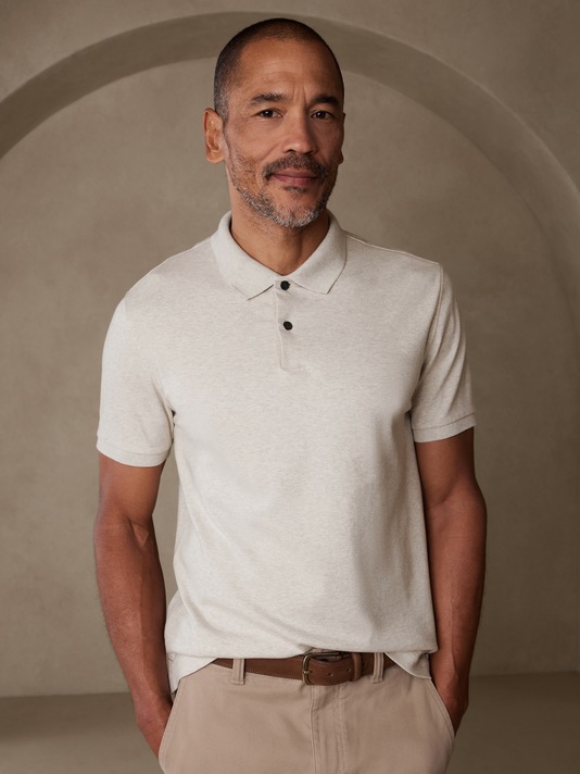 Luxury-Touch Performance Polo