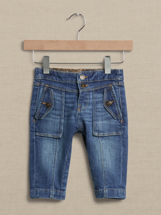 Barrel-Leg Utility Jean for Baby + Toddler