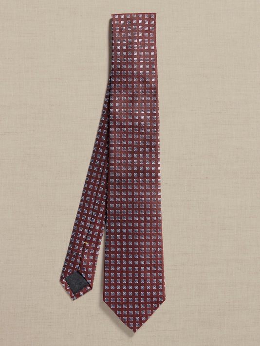 Micro Dot Silk Tie
