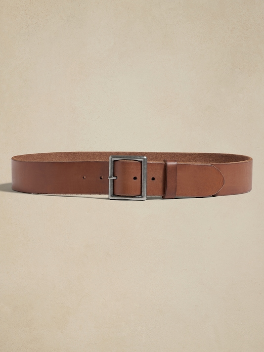 Rugged Leather Belt