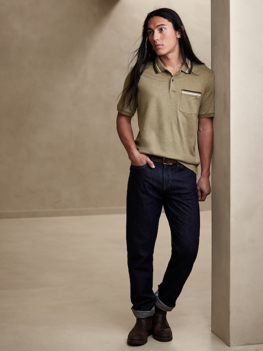 Luxury-Touch Performance Polo