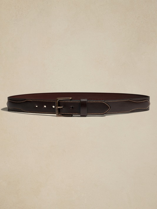 Estampa Leather Belt