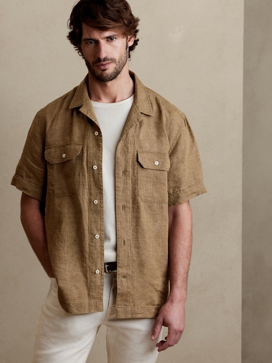 Expedition Untucked Linen Shirt