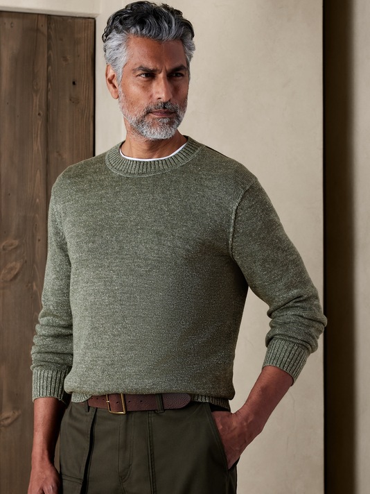 Giorgio Cotton-Linen Sweater