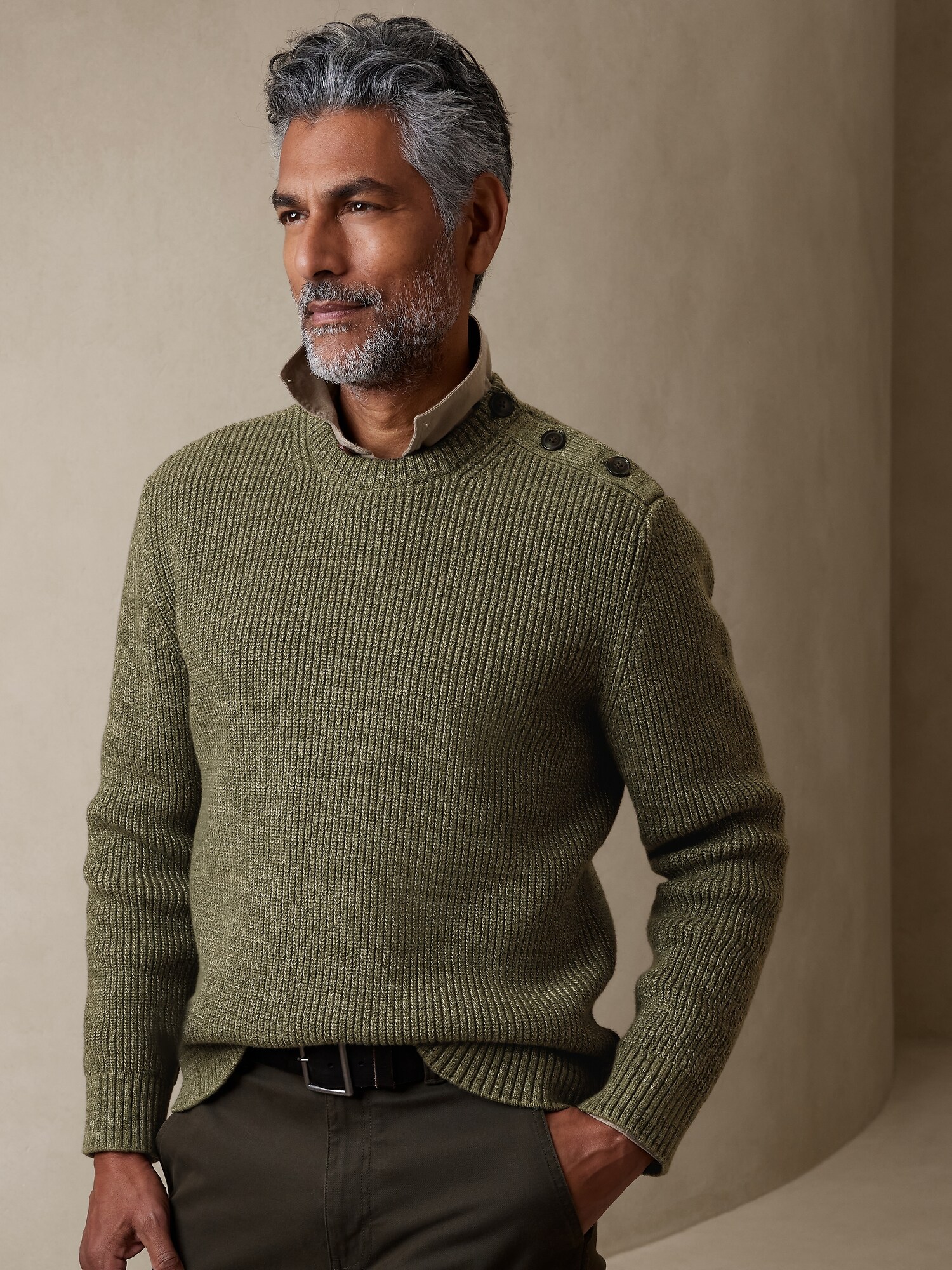 Cala Marled Cotton-Blend Sweater