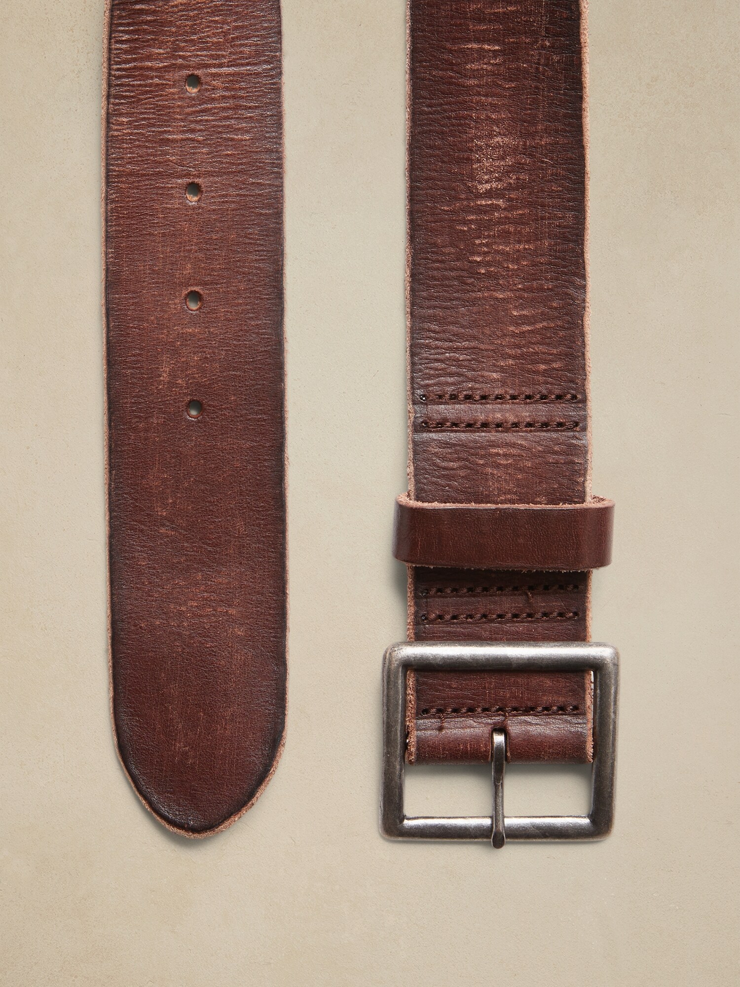 Rugged Leather Belt | Banana Republic