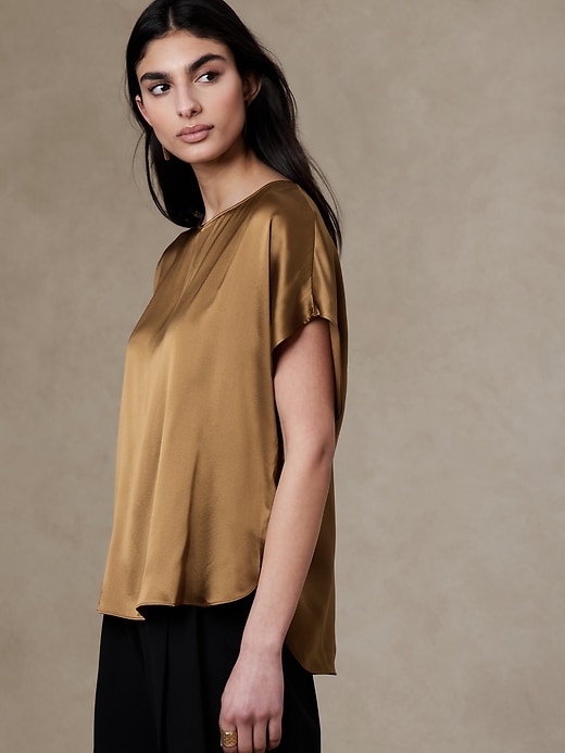 BLAMINK COTTON SILK DOLMAN SLEEVE BLOUSE | www.innoveering.net