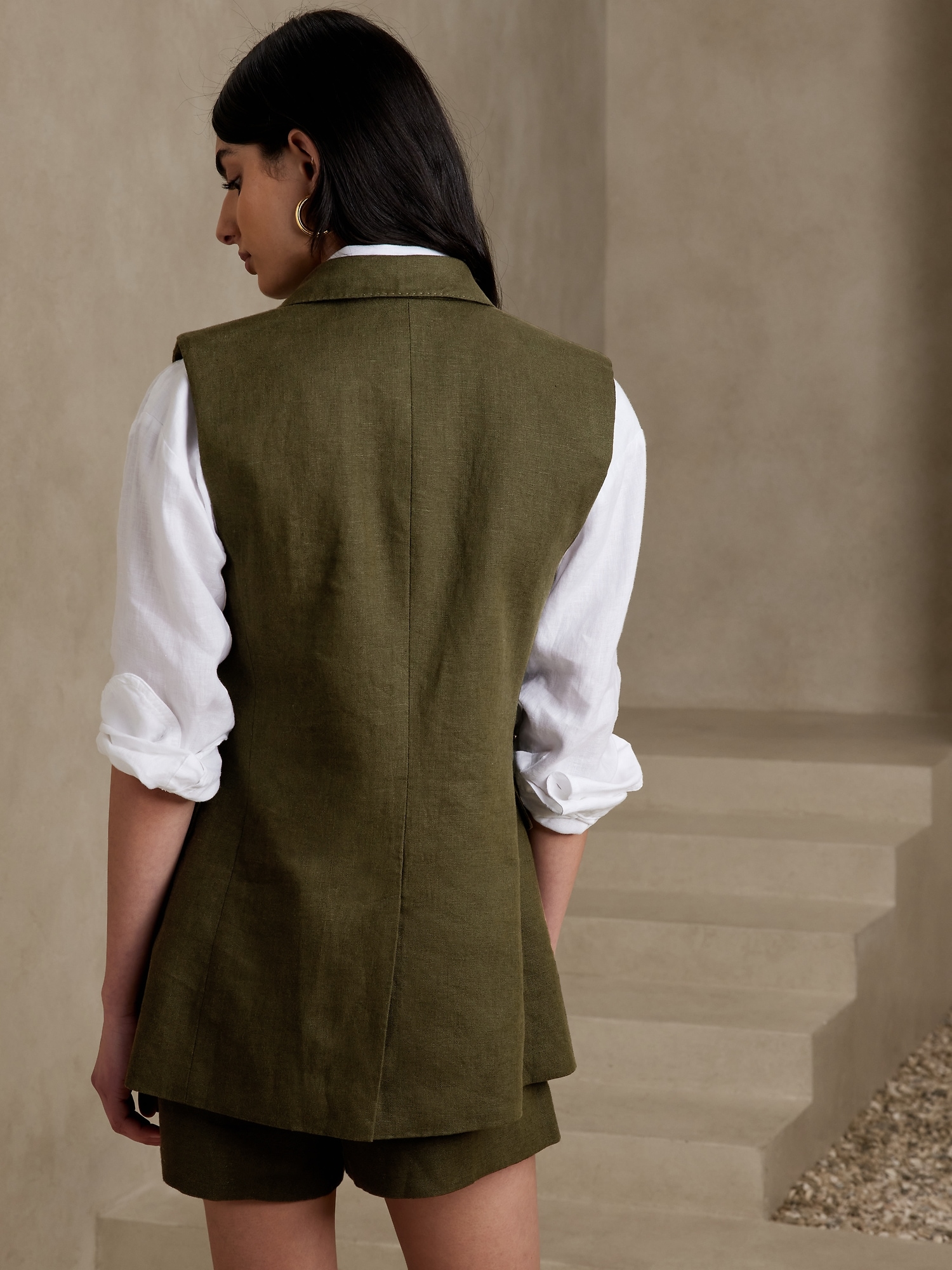 Palma Linen Vest