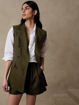 Palma Linen Vest