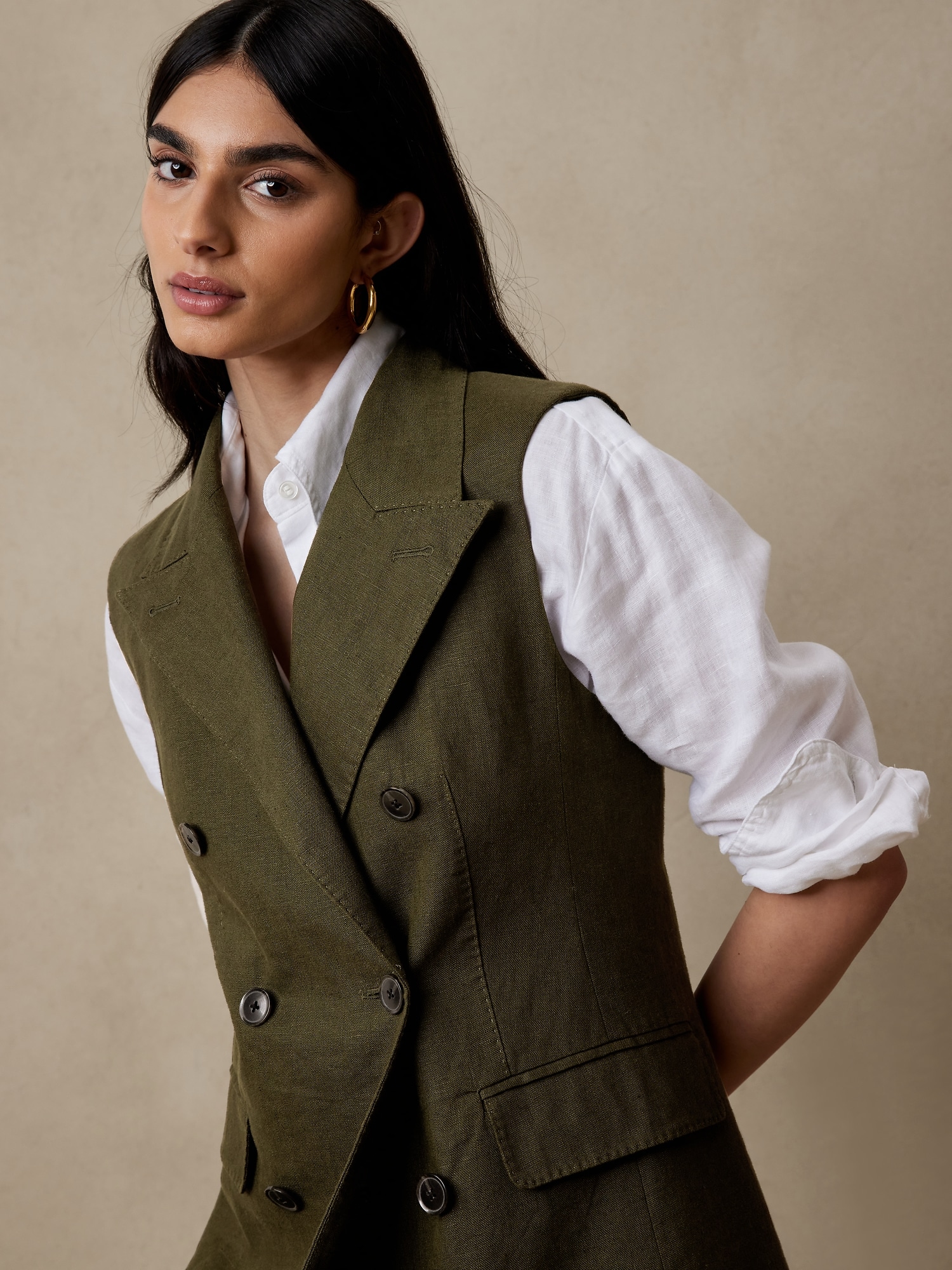 Palma Linen Vest