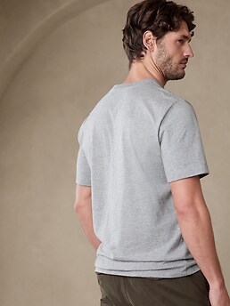 Banana republic premium pima 2024 stretch cotton t shirt