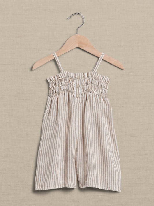 Kenza Linen Jumpsuit for Baby + Toddler