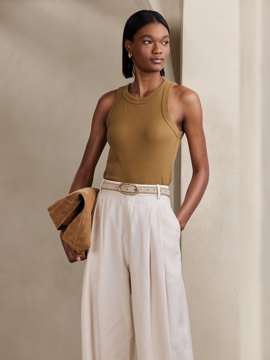 Fitted Ribbed Tank