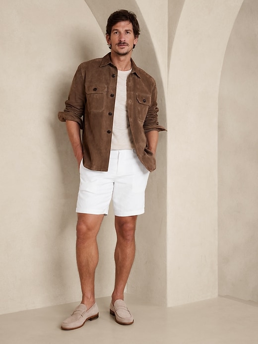 Lino 9 Linen Short Banana Republic