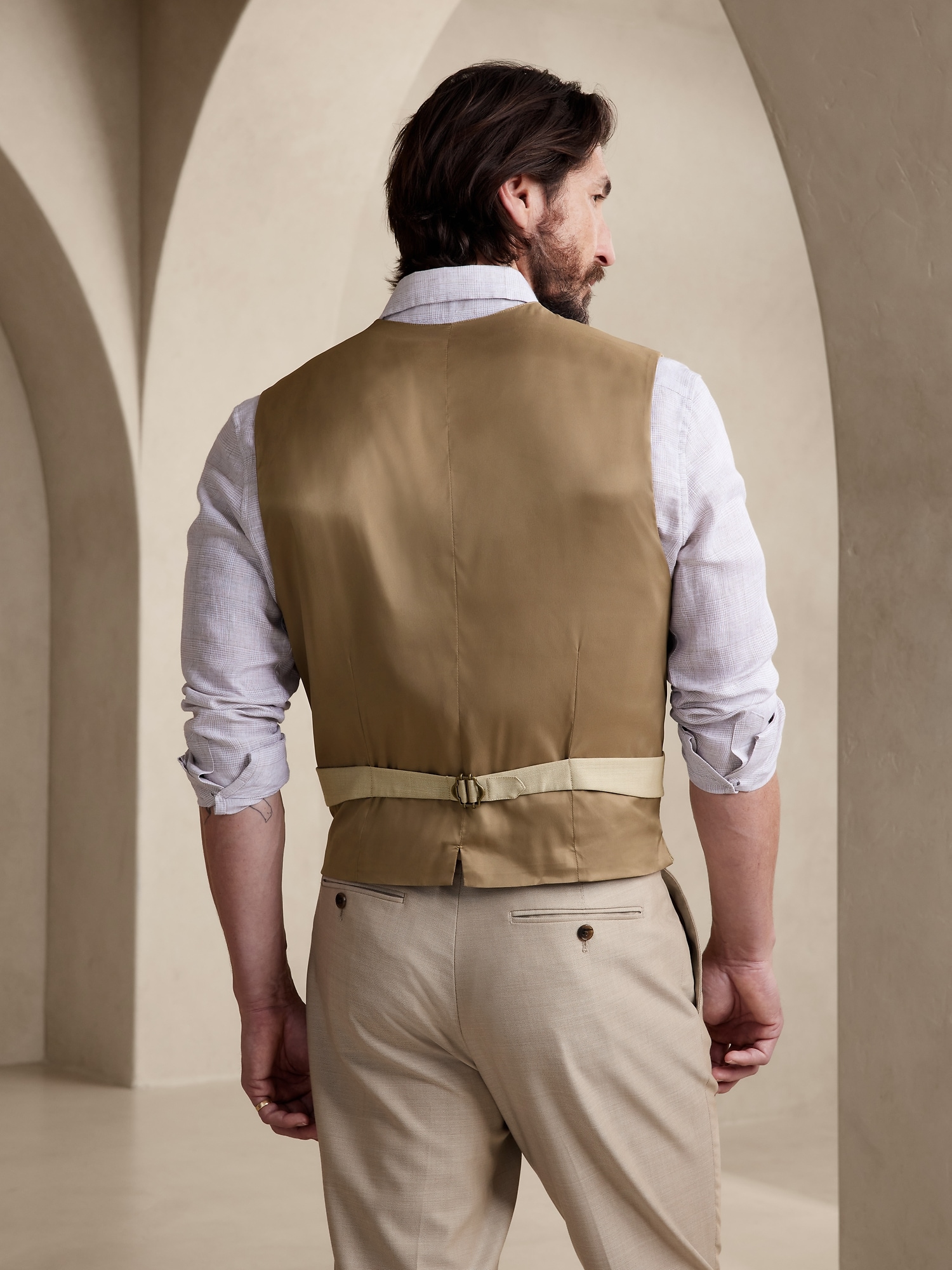 Signature Italian Hopsack Suit Vest