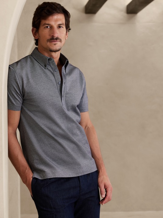 Luxury-Touch Pique Polo