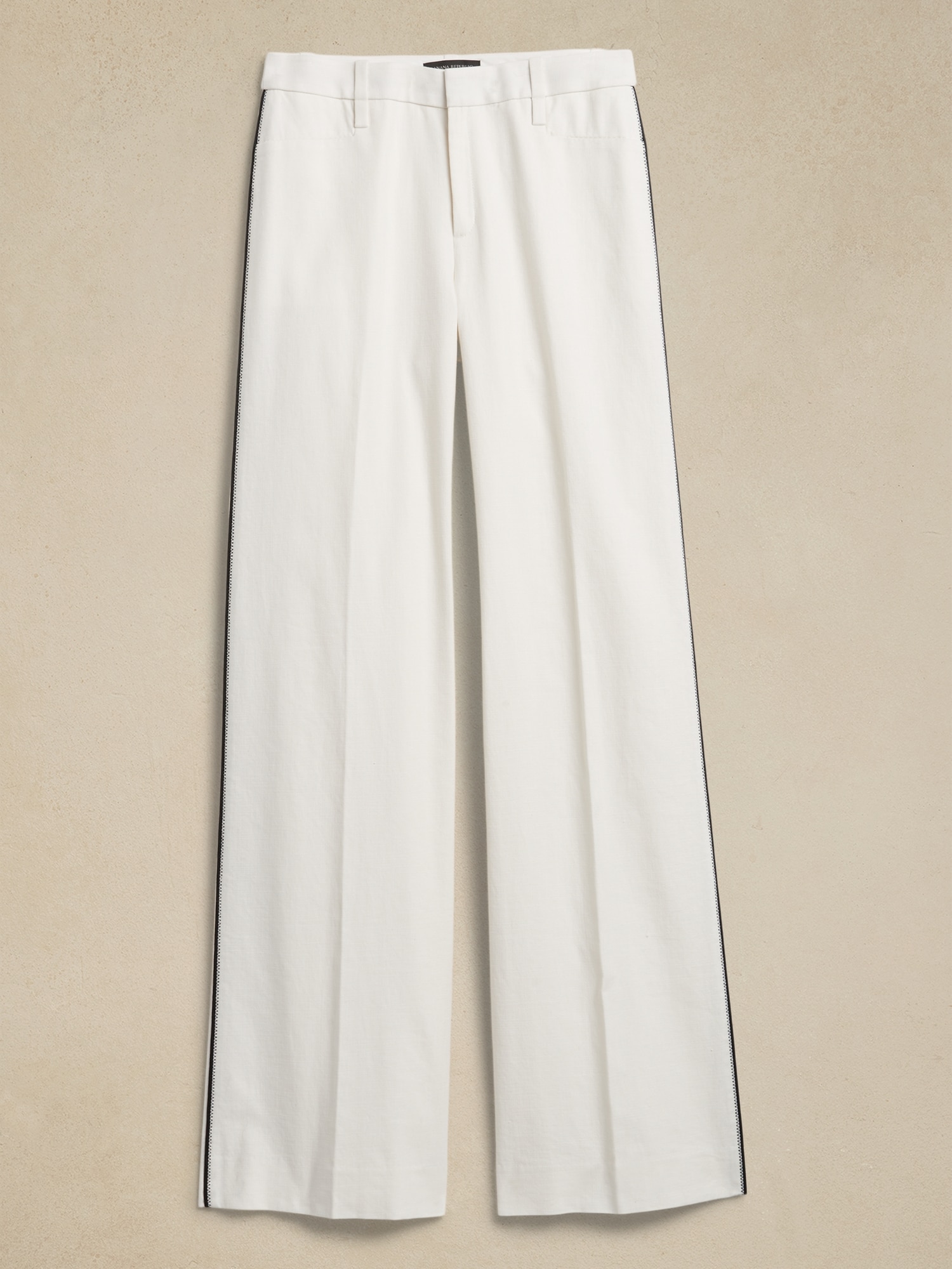 Carolina Straight Cotton-Linen Pant | Banana Republic