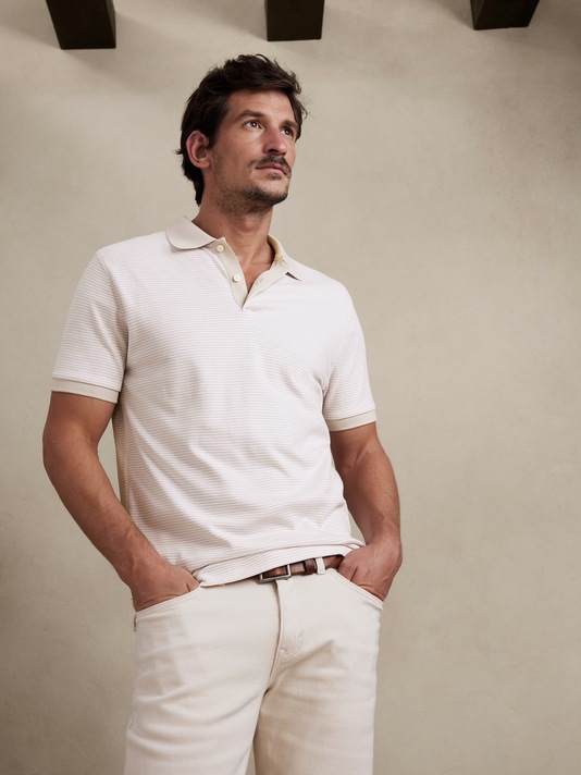 Luxury-Touch Performance Polo