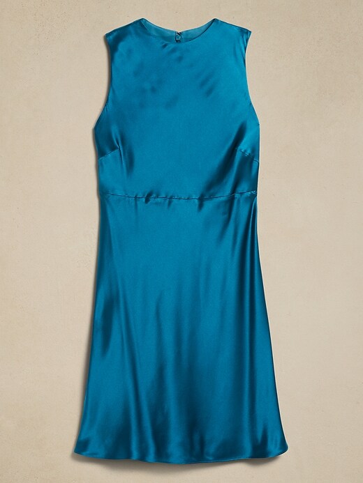 banana republic alana silk mini dress Banana Republic Alana Silk Mini Dress Blue Size 4 NWT RT $200
