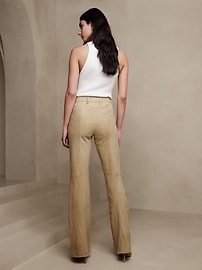 Heritage Bootcut Suede Pant