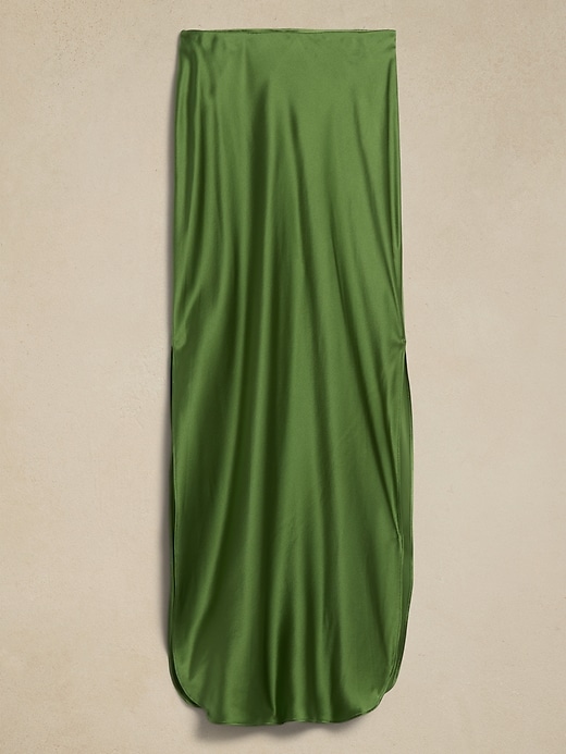 Silk crepe 2024 maxi skirt