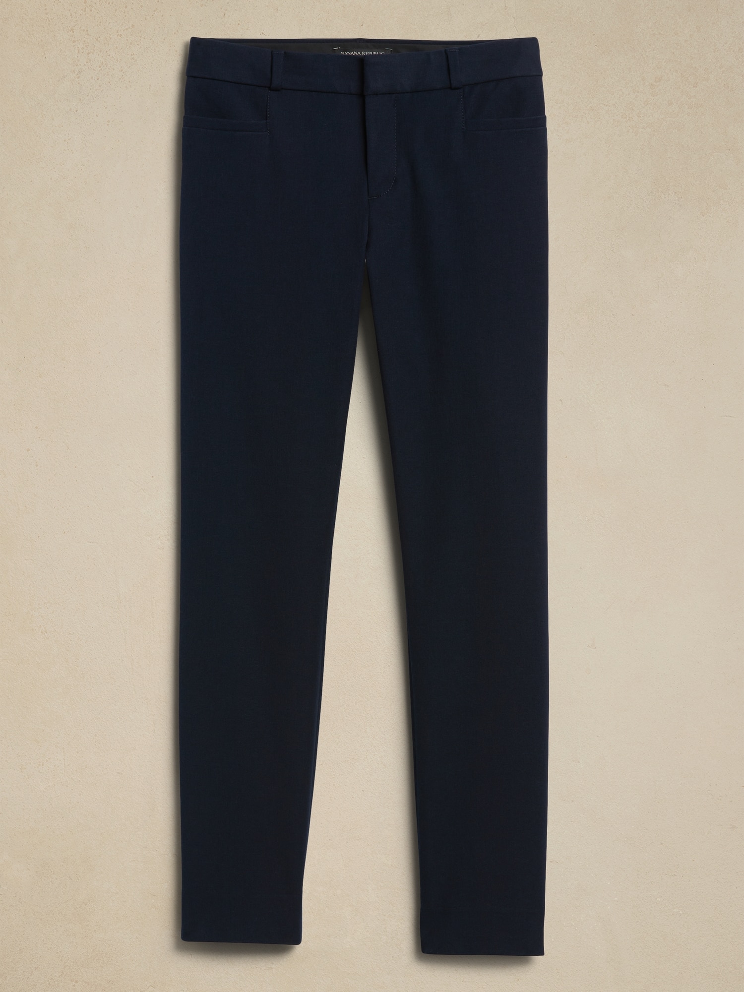 Banana Republic Sloan Blue Printed Pants Women's Size 4 - beyond