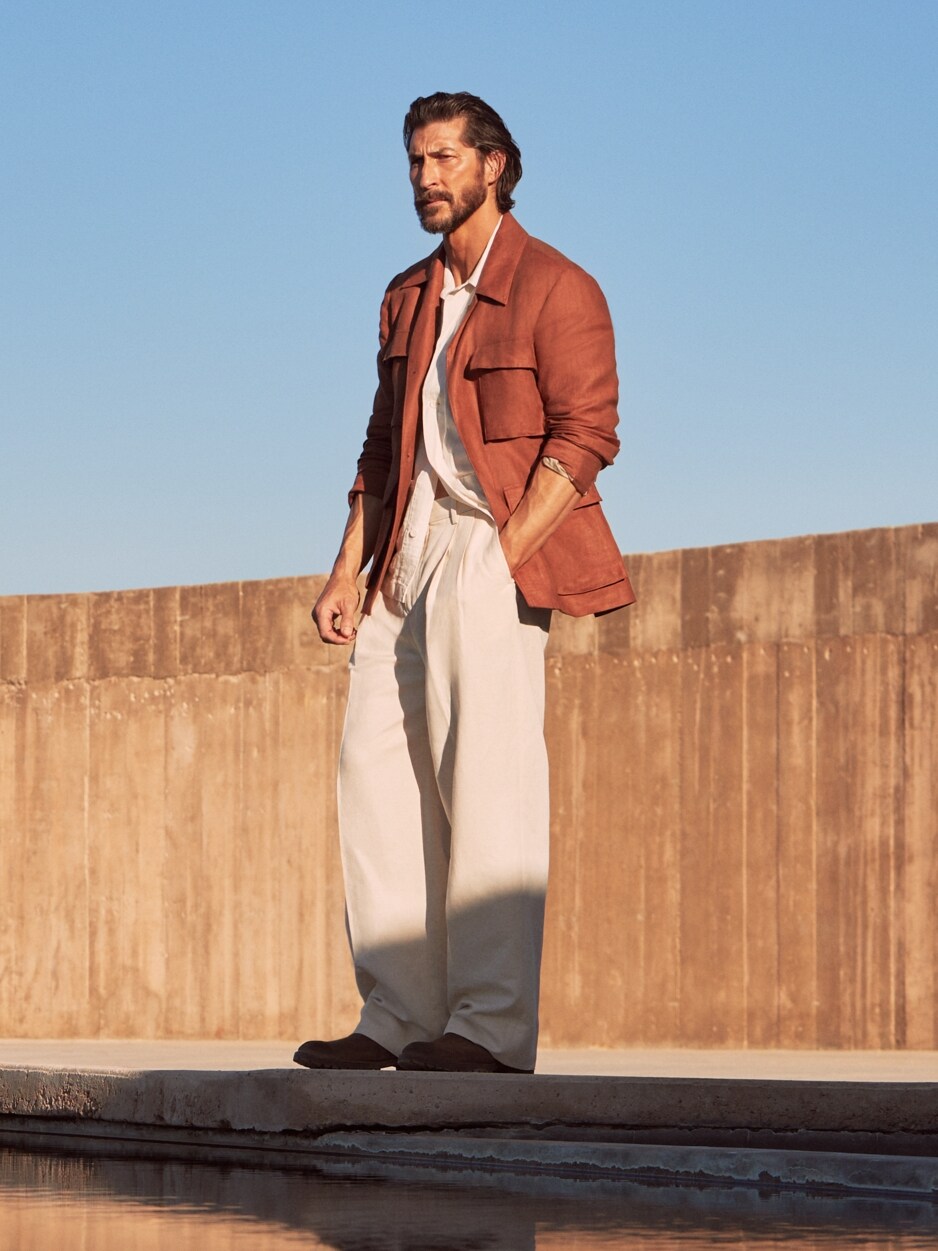 Bastian Linen Jacket