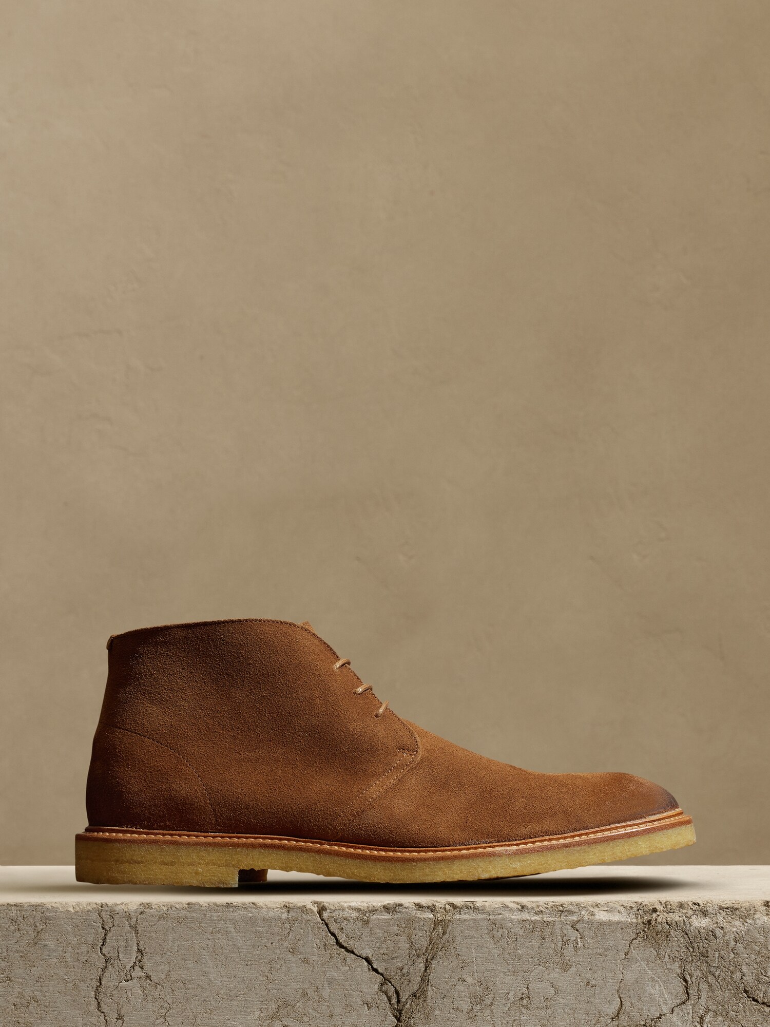 Banana Republic Owen Suede Chukka with Crepe Sole brown. 1