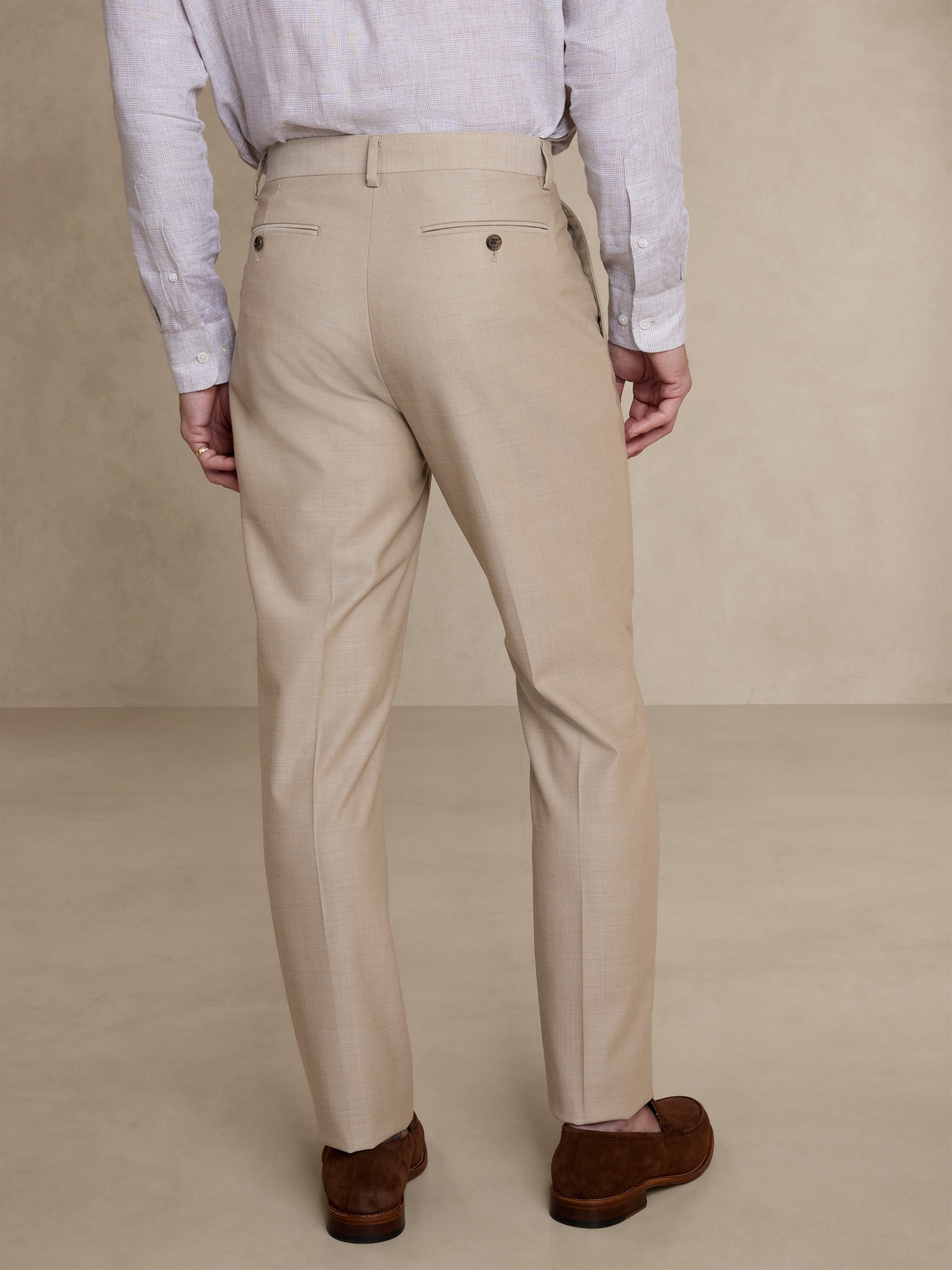 Signature Italian Hopsack Suit Pant