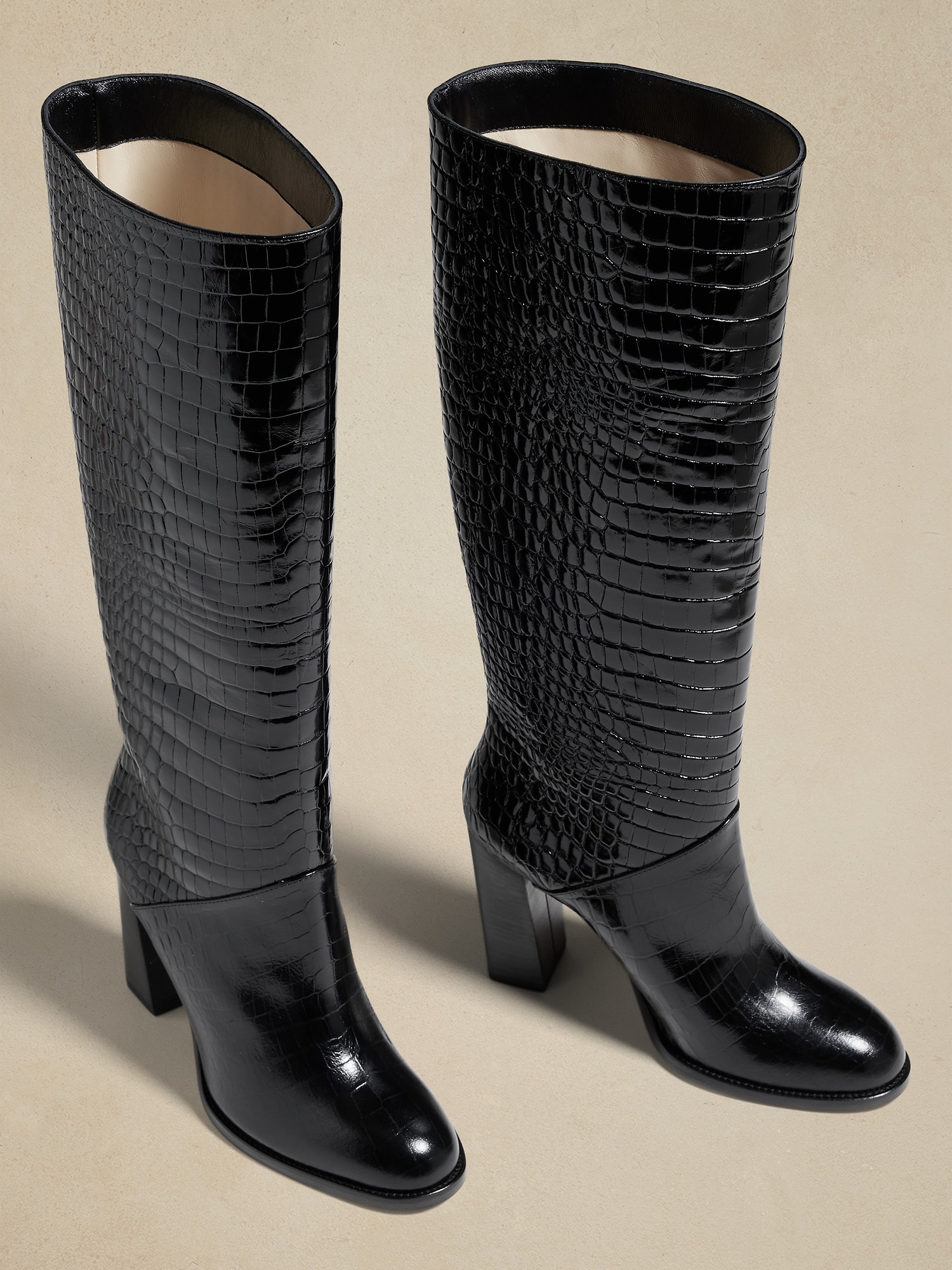 Lorca Leather Boot | Banana Republic