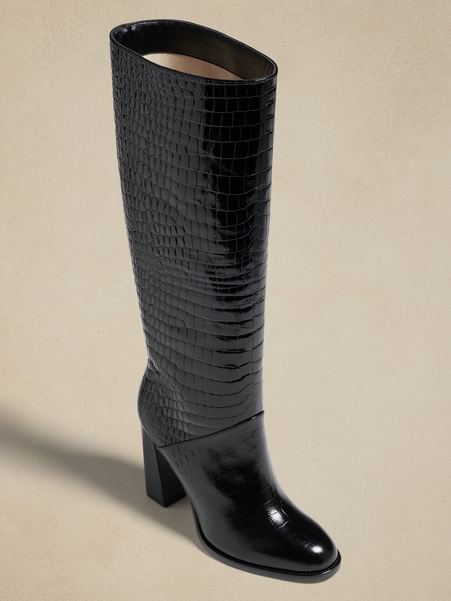 Lorca Leather Boot | Banana Republic