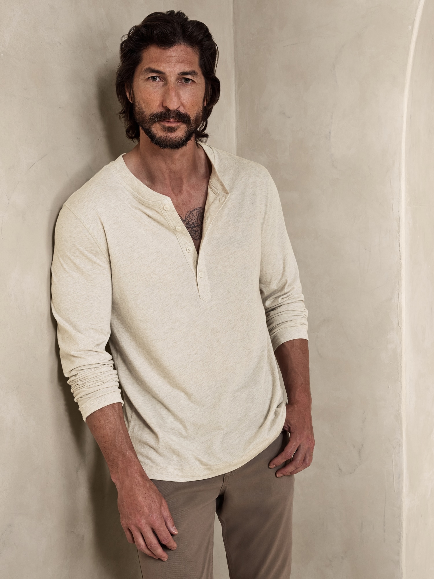 Soft Wash Henley T-Shirt